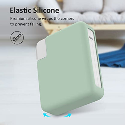 140W Charger Protective Cover for MacBook Pro 16 inch 2026 2024-2021 M5 A3428 A3429 M4 A3403 A3186 M3 A2991 M2 A2780 M1 A2485, Ultra-Thin Soft Silicone 140W Power Adapter Sleeve Case, Green - color: Green