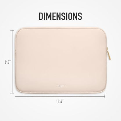 Vandel Slim MacBook Pro 14 inch Laptop Sleeve, Neoprene 14 Inch Apple MacBook Laptop Case Sleeve, Dell, HP Cover, Protective Asus, HP, Dell XPS Case, Computer Cover, Mac M1, M2, M3 Pouch - color: d. Sand, size: 14 Inch