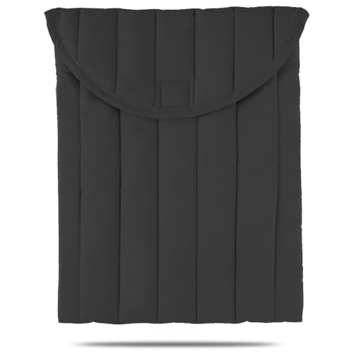 Puffy Laptop Sleeve 11-12 Inch Black, Protective Carrying Case for Men and Women, Cute Case Bag Compatible with 11 and 12 Inch Laptops, 10.9" Ipad 10, 10.2" Ipad 7 8 9 in Cover | Compatible with 15-16 Inch Macbook Pro/Air, Asus/Dell Xps/Lenovo Laptops, Pr