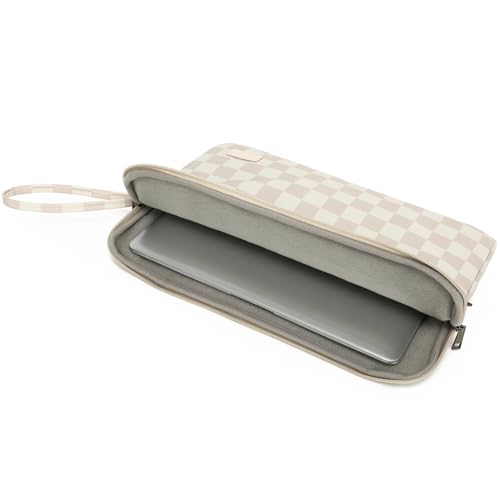 Laptop Sleeve 14 inch 14.0 inch Laptop case Bag (Khaki Checkered, 14 inch) - color: Khaki Checkered, size: 14 inch