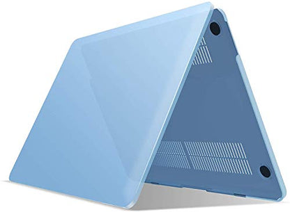 IBENZER Compatible with MacBook Pro 13 Inch Case M2 M1 2026 2025 2024 2023 2022 A2338 A2289 A2251 A2159 A1989 A1706 A1708, Hard Shell Case & Keyboard Cover for Mac Pro 13, Airy Blue, T13ARBL+1B - color: Airy Blue