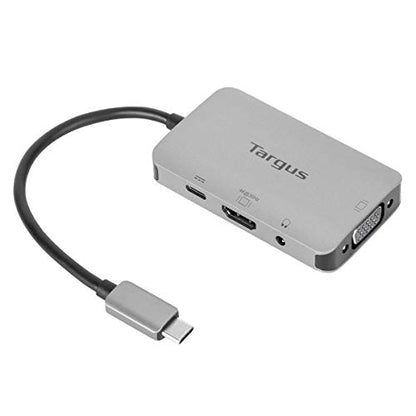 Targus+USB+C+SV+Adapt+100W+PD+Silver - style: USB-C Single Video Adapter with 100W
