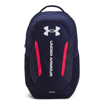 Under Armour Unisex-Adult Hustle 6.0 Backpack, (412) Midnight Navy/Midnight Navy/White, One Size Fits Most - color: (412) Midnight Navy / Midnight Navy / White, size: One Size