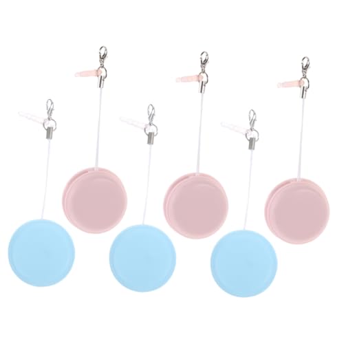 6Pcs Macaron Screen Cleaning Set for Phones Eyeglasses and Camera Lenses Soft Microfiber Streak-Free Portable Cleaning Tools