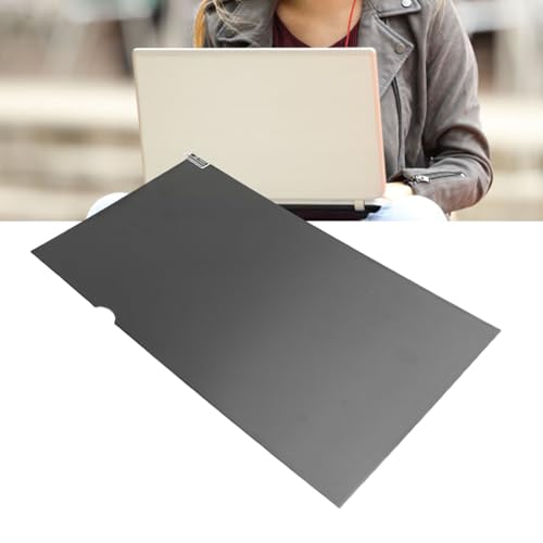 Zunate 14 Inch Laptop Privacy Screen Filter, 16:9 Anti Blue Light Anti Glare Film for Widescreen Display Eye Strain Reduction Scratch Guard