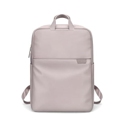 GOLF SUPAGS Travel Laptop Backpack for Women Anti Theft Slim Durable College Bookbag Business Computer Bag Fit 15.6Inch Notebook (Pinkish Grey, 15.6Inch) - color: Pinkish Grey, size: 15.6 Inch