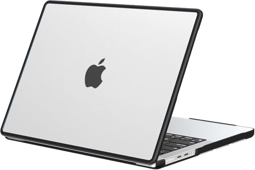 BlueSwan Anti-Cracking Case for MacBook Pro 14 inch M5-M1 Pro/Max 2026-2021 | Anti-Scratch Protective Hard Shell Case, Soft TPU Bumper, Sturdy and Durable, Easy Snap-On Installation,, Frosted Clear - color: Frosted Clear