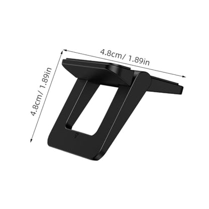 KICHOUSE 2pcs Mini Foldable Laptop Stand Portable Desktop Laptop Holder Universal Notebook Support for Travel Work Home Black