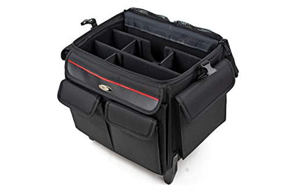 MCY LTPJ-RB03 Business Projector Case Rolling Briefcase Laptops - Large, 16x17x12.5 inches