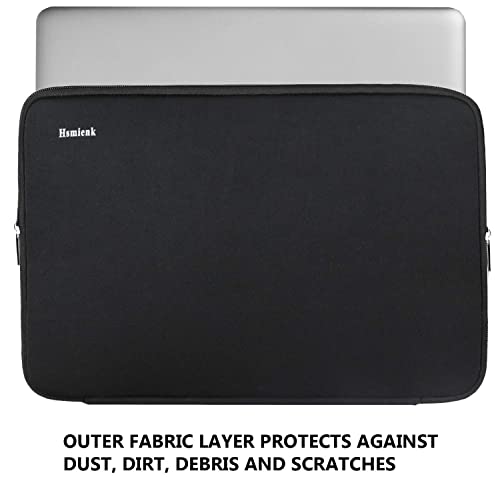 Laptop Sleeve 15 inch, Shockproof Protective Flip Cover Computer Pocket Bag | Laptop Case, Briefcase Carrying Computer Bag Case Compatible with 15.6 Inch HP, ASUS, Lenovo, Acer, Notebook, Computer, Black - color: Black, size: 15 Inch