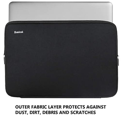Laptop Sleeve 15 inch, Shockproof Protective Flip Cover Computer Pocket Bag | Laptop Case, Briefcase Carrying Computer Bag Case Compatible with 15.6 Inch HP, ASUS, Lenovo, Acer, Notebook, Computer, Black - color: Black, size: 15 Inch