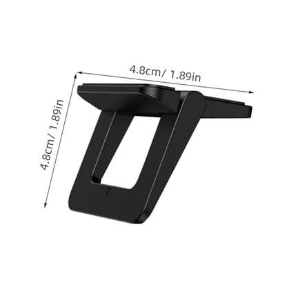 DOITOOL 2pcs Mini Foldable Laptop Stand Holder, Portable Notebook Holder with Heightening Support for Travel and Home Office, Black