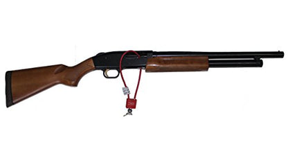 Cable Gun Lock with Key (15") - Keyed Alike - California Approved Safety Device - Secures Pistol, Rifle, Shotgun, Revolver, and Other Firearm Types (5 Pack)