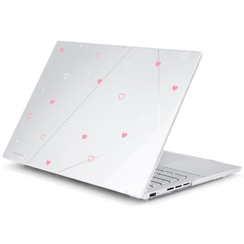 Batianda Creative Case for ASUS Zenbook 14 OLED 2024 2025, Pink Sweetheart | Model UX3405×× / UM3406××, Slim Plastic Hard Shell, Artistic Designs, Ultra-Thin Lightweight Laptop Case - color: Pink Sweetheart