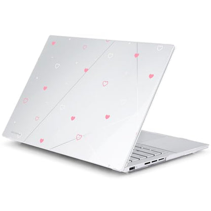 Batianda Creative Case for ASUS Zenbook 14 OLED 2024 2025, Pink Sweetheart | Model UX3405×× / UM3406××, Slim Plastic Hard Shell, Artistic Designs, Ultra-Thin Lightweight Laptop Case - color: Pink Sweetheart