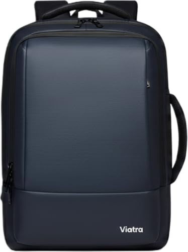 Laptop Backpack, Expandable Business Travel Bag, Water Resistant, USB Charging Port, Fits 15.6 Inch Laptop (Black) - color: Black