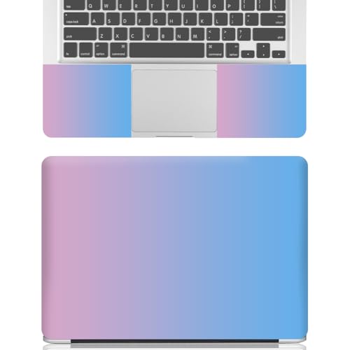 15-15.6 inches Netbook Laptop Skin Sticker Decal Reusable Cover Protector for 11.6 12 13 13.3 14 15 15.4 Notebook Chromebook Easy to Apply Remove, Scratch-Resistant Waterproof I Romantic Pink Blue - color: Romantic Pink Blue