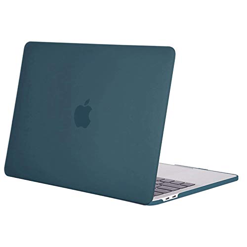 MOSISO Compatible with MacBook Pro 13 inch Case M2 M1, Deep Teal | Plastic Hard Shell Case Cover 2026-2016A2338 A2251 A2289 A2159 A1989 A1708 A1706 with/without Touch Bar - color: Deep Teal