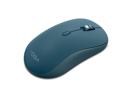 Lenovo Yoga Bluetooth Silent Mouse, 3 Level DPI Adjustment, 36 Month Battery Life, Bluetooth 5.3, 3 Device Paring, Whisper Quiet, Programmable Buttons, Smooth Finish, Tidal Teal - color: Tidal Teal