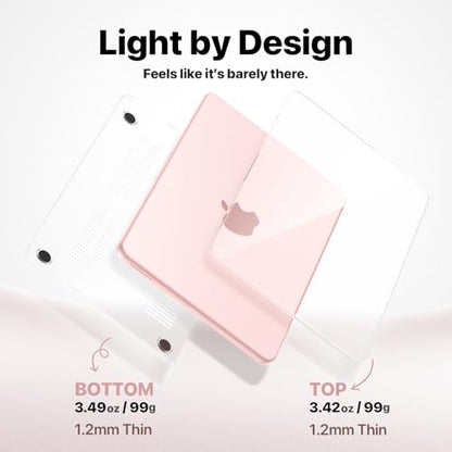 Compatible with MacBook Neo 13 inch Case 2026, Crystal Clear Hard Shell Case for A3404, Color-Matched Transparent | Precision 1:1 Fit | Design for All MacBook Neo 12.9 inch- Crystal Clear | Color-Matched Transparent | Precision 1:1 Fit | Hard Shell Case D
