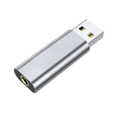 Pocket-Size Sound Card USB to 3.5mm Interface Adapter for Earphone Mic for Computer Laptop Lightweight USB to Adapter Gaming