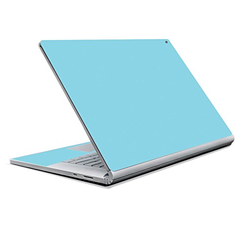MightySkins Skin Compatible with Microsoft Surface Book 2 13" (2017) - Solid Baby Blue | Protective, Durable, and Unique Vinyl Decal wrap Cover | Easy to Apply, Remove | Made in The USA - color: Baby Blue