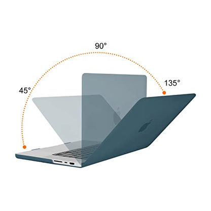 MOSISO Compatible with MacBook Pro 16 inch Case M5 M4 M3 M2 M1 2026-2021 | A3429 A3428 A3403 A3186 A2991 A2780 A2485, Protective Hard Shell Case&Keyboard Cover&Screen Film&Pouch, Deep Teal - color: Deep Teal