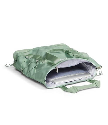 THE NORTH FACE Borealis Tote Bag | Over Shoulder & Backpack Carry Options, Water Repellent, 16" Laptop Sleeve - color: Slate Moss Dark Heather/Slate Moss