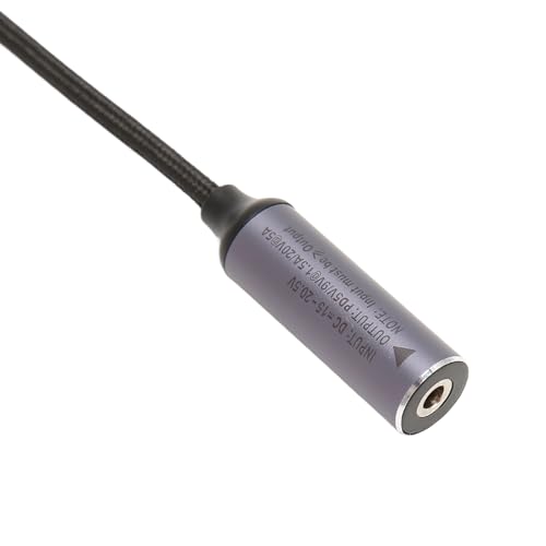 DC Input to Type C Cable, USB C to DC Adapter, Type C Transfer DC Port for A Variety of Small Chargers, Laptops, Etc