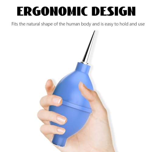 Strong Air Blower Blaster Pump Dust Cleaner Include Micro Fiber Cleaning Cloth, Bulb Blower for Digital SLR Lens Sensor LCD Screens Musical Instruments Keyboards Telescope Filtersl(Blue)