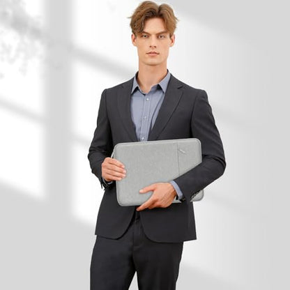 MOSISO Laptop Case 13 inch, Laptop Sleeve Bag with Pocket | Compatible with MacBook Neo A3404 2026/Air/Pro 13 M5/M4/M3/M2/M1 2026-2016, Polyester Vertical Computer Bag, Gray - color: Gray, size: 13 inch