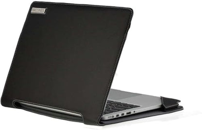 Profile Series - Black Leather Laptop Case Compatible with HP OmniBook X Flip 2-in-1 14" Laptop