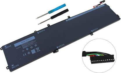 97Wh 6GTPY 6-Cell Li-ion Laptop Battery Compatible with Dell XPS 15 9550 | 9560 9570 7590, Precision 5510 5520 5530 5540, Vostro 7500, Compatible with 4GVGH GPM03 1P6KD 5XJ28 11.4V