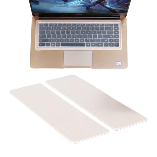TORMEN Laptop Keyboard Cover Protector — Silicone Keyboard Skin L:14" x W:5" (36×13cm) for 15–17" Laptops Waterproof Dustproof Thin Typing Guard (2 Pcs Transparent) - color: 36 CM Transparent
