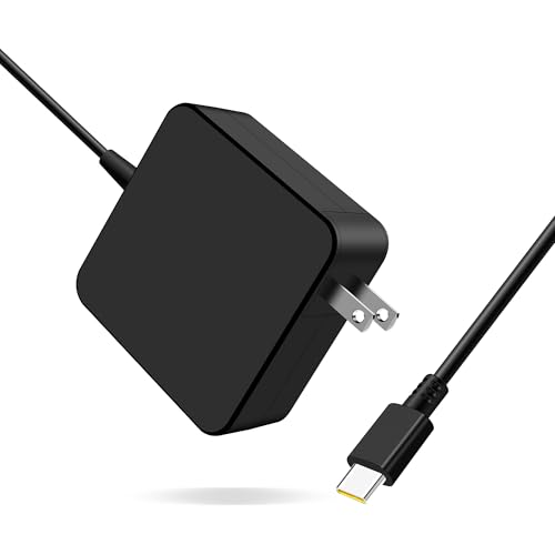 65W USB C Charger Compatible with Lenovo Thinkpad/Yoga/Chromebook/IdeaPad, Mac Book Pro, Huawei Matebook, Dell Latitude, HP Spectre, Acer Chromebook, Asus Zenbook Laptop Type C Power Supply Adapter