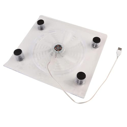 Laptop Cooling Pad, Laptop Cooling Stand Ultra Quiet USB Laptop Cooling Tray Notebook Cooler Cooling Pad Stand Chill Mat with LED RGB Lights