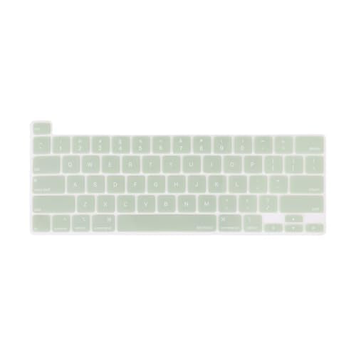 MOSISO Keyboard Cover Compatible with MacBook Pro 13 inch M2 M1 | 2023-2020 A2338 A2289 A2251&Compatible with MacBook Pro 16 2020 2019 A2141 Touch ID, Protective Silicone Skin, Sage Green - color: Sage Green