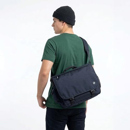 J World New York Thomas Laptop Messenger Bag for Women & Men. Kids Computer Bookbag - color: Skyshroom