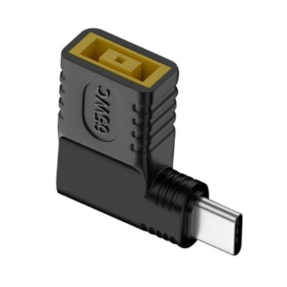 70PCS USB-C to Slim Square Tip DC Converter Adapter, 65W PD Charging for ThinkPad X1 Carbon/T480/Yoga 900