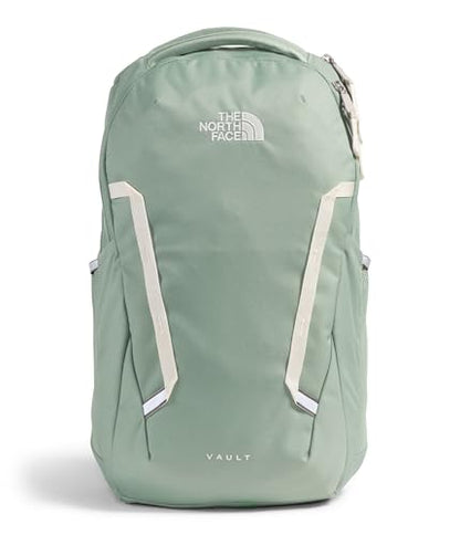The North Face Vault Everyday Laptop Backpack, Slate Moss/Wht Dune, OSFA | Commuter Travel Bag, Water-Repellent, Spacious Main Compartment - color: Slate Moss/White Dune
