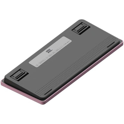 NuPhy Node75 Wireless Mechanical Keyboard, 75% Hot Swappable Custom Low Profile Keyboard, 84 Keys Computer Gaming Keyboards, Supports Touch Gestures, PBT Keycaps, RGB Backlit, Bluetooth/2.4GHz/USB-C - color: Pink, size: Low-Profile Brown Nano Switch