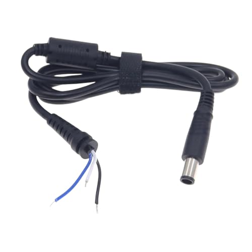 7.4 x 5.0mm Laptop Power Supply, DC Repair Power Cord, for Dell and Hp | Power adapter output cable interface, compatible with Dell and Hp power adapter plug size: 7.4mm * 5.0mm - size: Dell/HP 7.4-5.0mm (with pin)