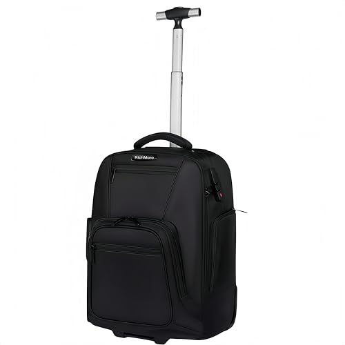 Rolling Backpack with Wheels - Water-Resistant, that fits a 17-inch laptop，Anti-theft, ideal for travel and business use—a Rolling Backpack with Wheels
