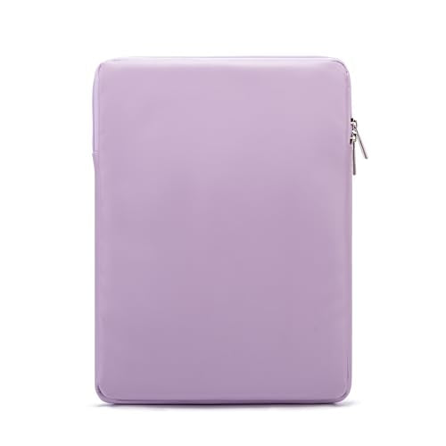 Kinmac 360° Protective Vertical Laptop Sleeve Case Cover Bag (Purple Flower PU, 12.5 inch-13.3 inch) - color: Purple Flower PU, size: 12.5 inch-13.3 inch