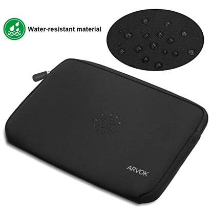 ARVOK 15 15.6 16 inch Laptop Sleeve Case, Water-Resistant Notebook Computer Pocket Tablet Briefcase Carrying Bag Pouch Skin Cover for HP/Dell/Lenovo/Asus/Acer, Black - color: Black, size: 15.6 inch