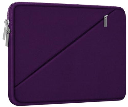 Laptop Case 15.6 inch, Traveling Carrying Computer Bag with Zippered Pocket, Shockproof Protective Laptop Sleeve Compatible for Apple Notebook, HP, Dell, Acer, Asus, Lenovo, Purple - color: Purple, size: 15.6 inch