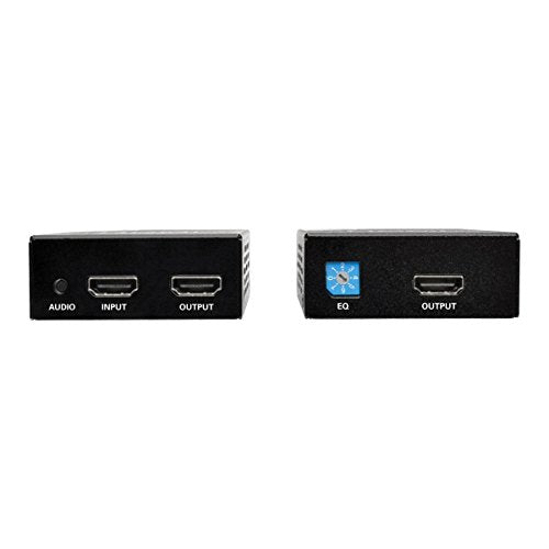 Tripp Lite HDMI over Cat5/Cat6 Active Extender Kit, Transmitter & Receiver with Built-in 3840x2160 4K x 2K @ 24/30Hz Upscaler, 125ft (B126-1A1-SC4K) - style: HDMI + 4K Scaler