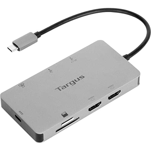 Targus USB-C Dual HDMI 4K Docking Station with 100W PD Pass-Thru - Expand Your HDMI, USB, and Ethernet Connections On-the-Go (DOCK423TT)