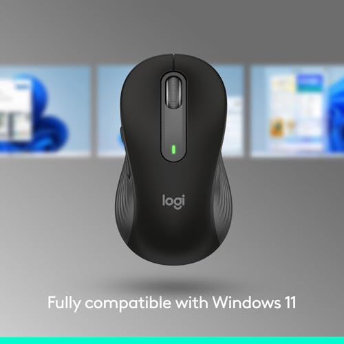 Logitech Signature M650 Wireless Mouse Small to Medium Sized Hands - Black - color: Black