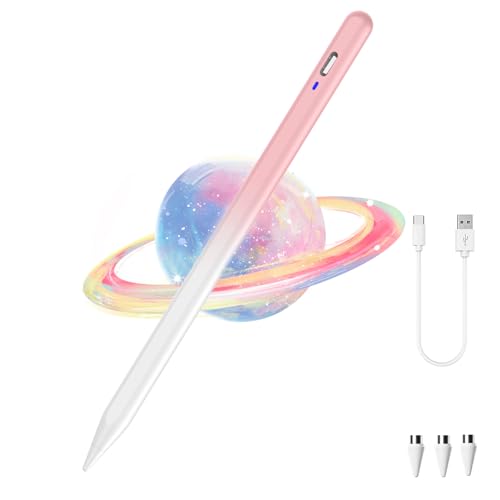 Stylus Pen for Android Tablet, Tablet Pencil for iOS/Android,Gradient Pink | Fast Charge Stylist for Writing/Drawing,Active Stylus Pen for iPhone/Nintendo Switch/Samsung/Mi/HW/Lenovo/Poco X8 Pro/Max - color: Gradient Pink